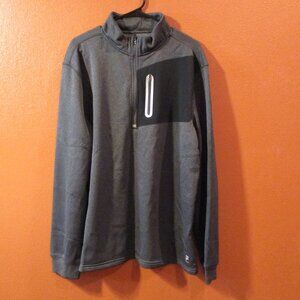 Fila Athletic Sports Men XX Large Gray Multiple Pockets Long Sleeve Pullover